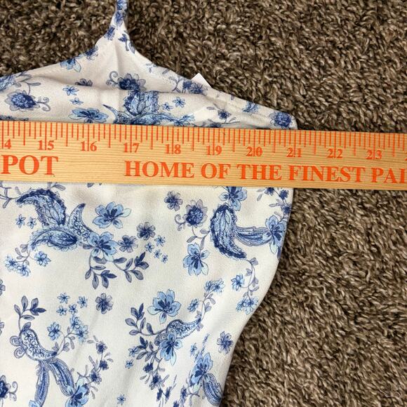 Spiritual Gangster Slip Dress Large White Paisley Floral Midi Feminine  NWT - Picture 7 of 10